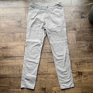 Lululemon Men’s Commission Slim Fit Pants - Light Gray